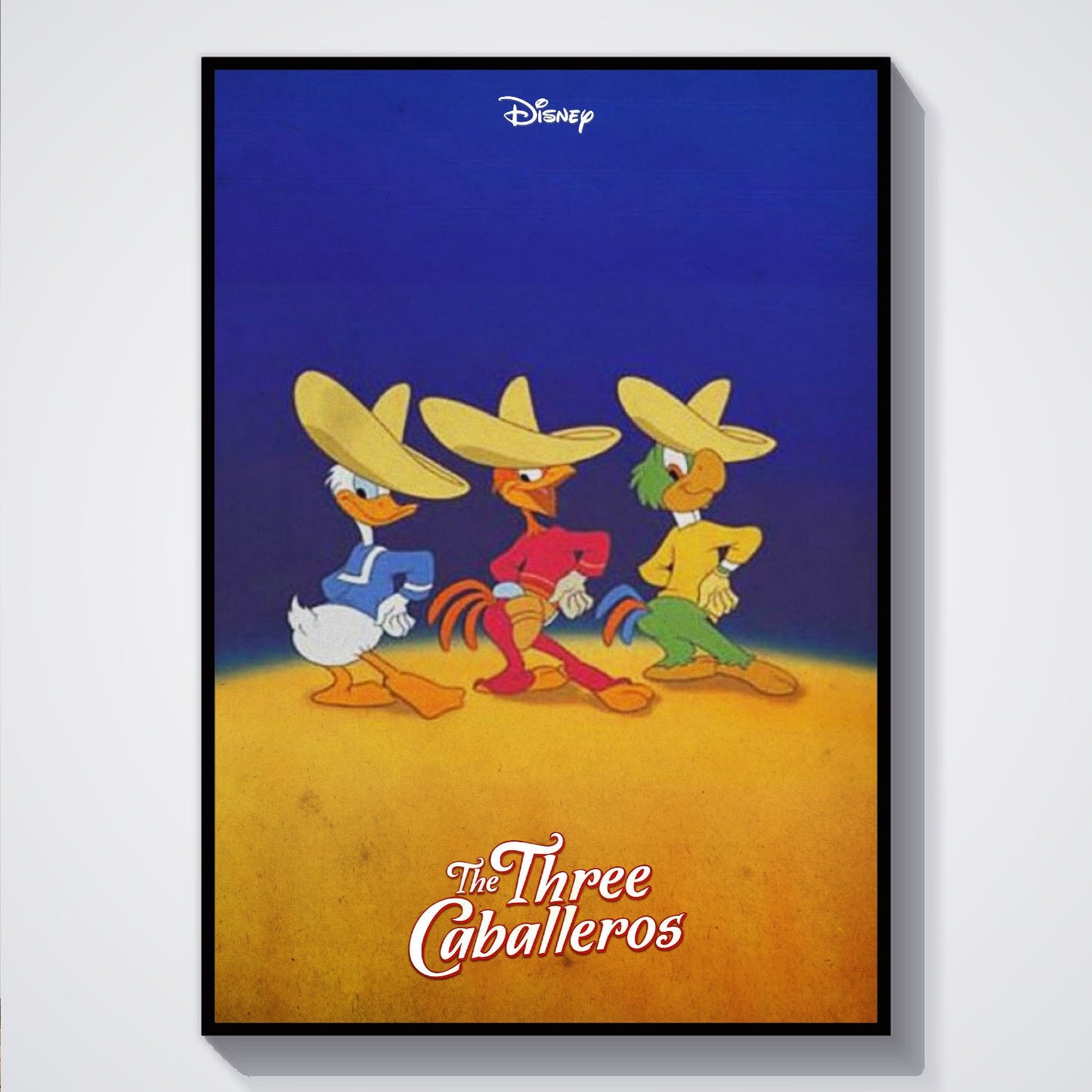Flex Designs Poster The Three Caballeros 5 x 7" Home Goods - Movie 1944 Movie Poster