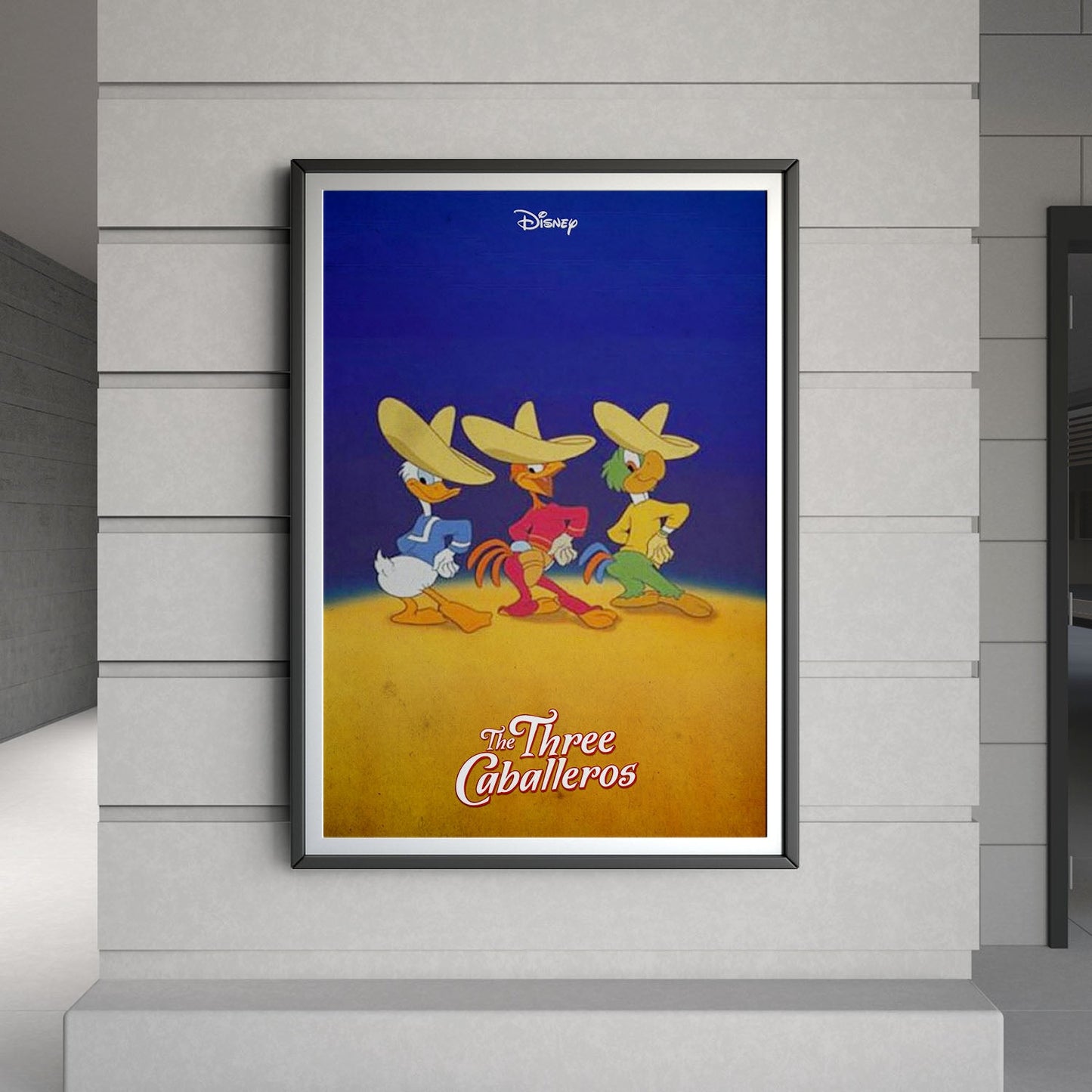 Flex Designs Poster The Three Caballeros 8 x 10" Home Goods - Movie 1944 Movie Poster