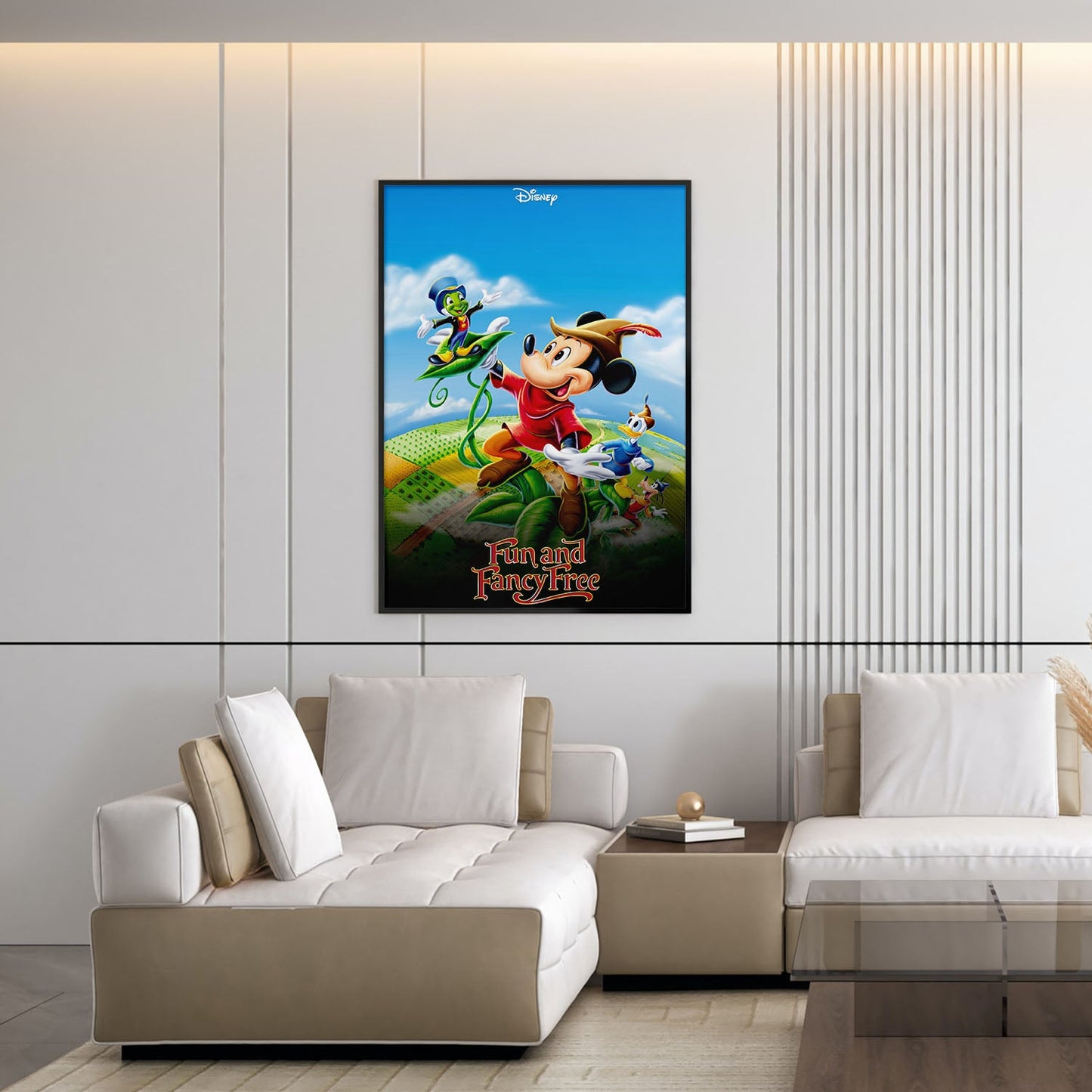 Flex Designs Poster Fun and Fancy Free 5 x 7" Home Goods - Movie 1947 Movie Poster