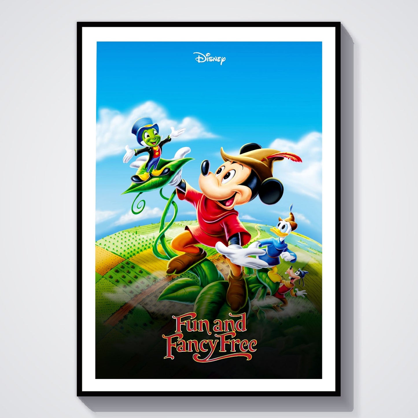 Flex Designs Poster Fun and Fancy Free 8 x 10" Home Goods - Movie 1947 Movie Poster