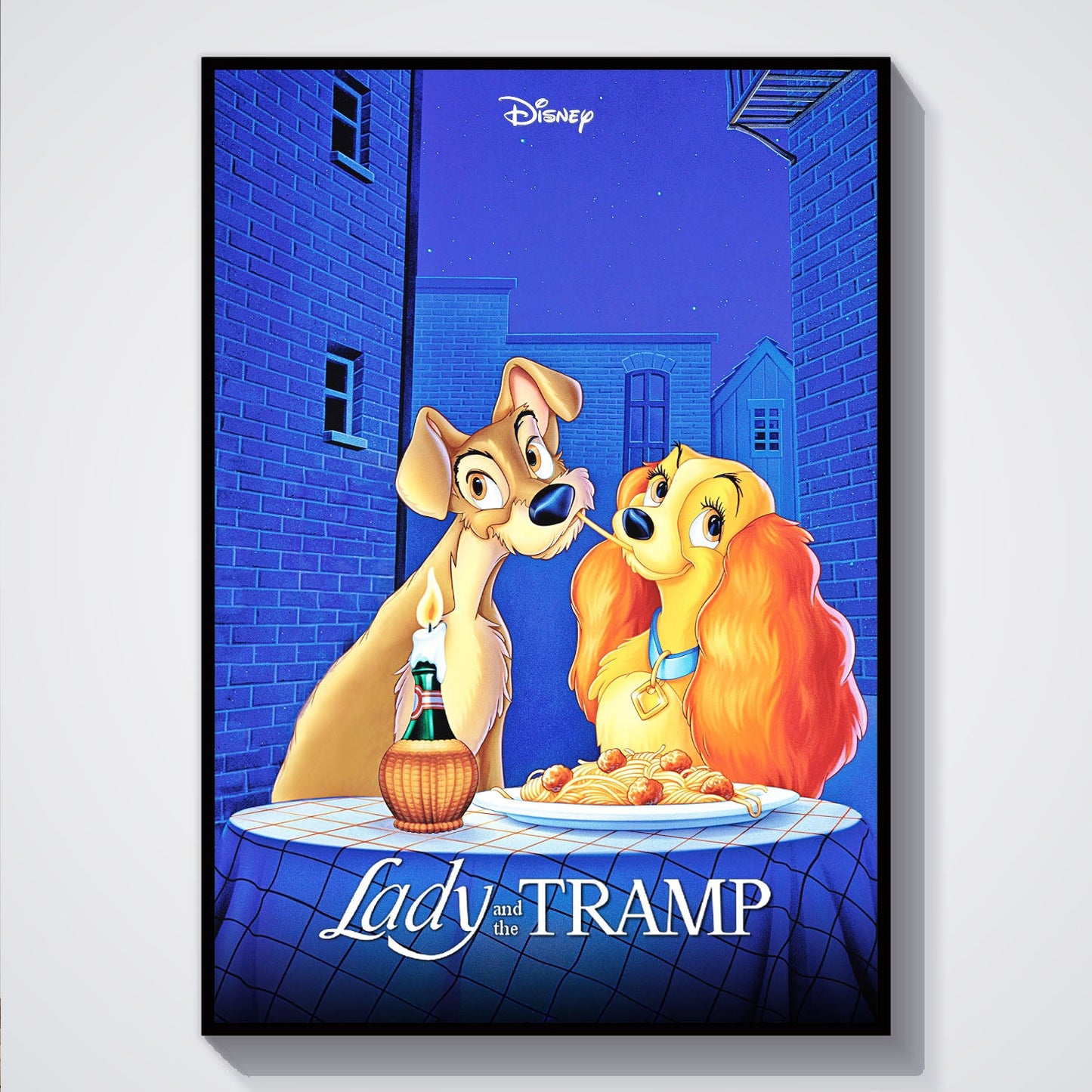 Flex Designs Poster Lady and the Tramp 5 x 7" Home Goods - Movie 1955 Movie Poster