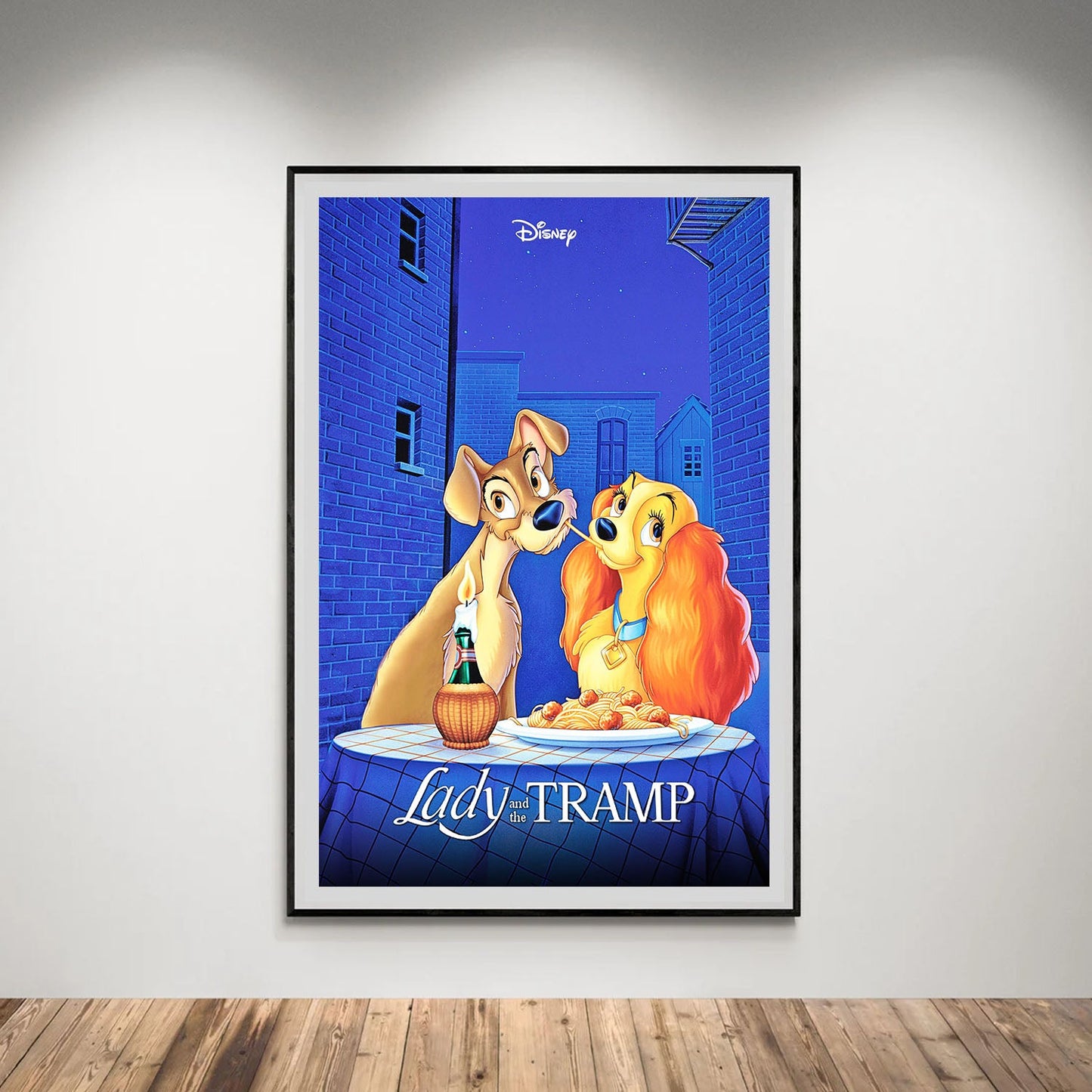 Flex Designs Poster Lady and the Tramp 5 x 7" Home Goods - Movie 1955 Movie Poster
