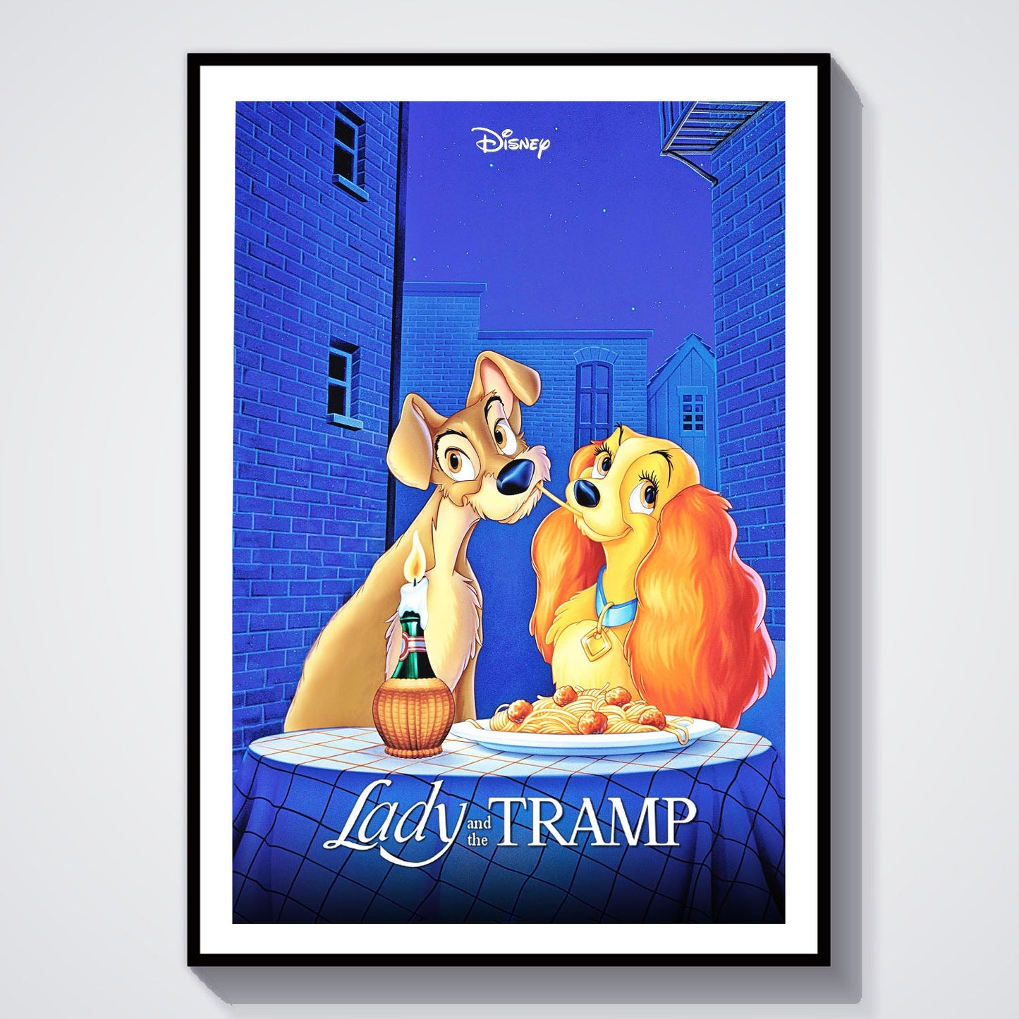Flex Designs Poster Lady and the Tramp 8 x 10" Home Goods - Movie 1955 Movie Poster