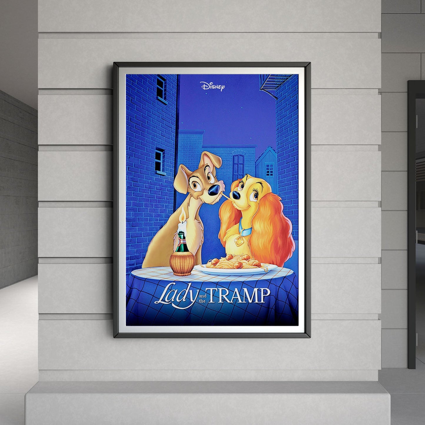 Flex Designs Poster Lady and the Tramp 8 x 10" Home Goods - Movie 1955 Movie Poster