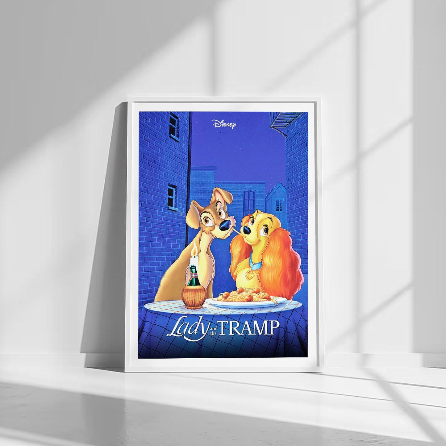 Flex Designs Poster Lady and the Tramp 8 x 10" Home Goods - Movie 1955 Movie Poster