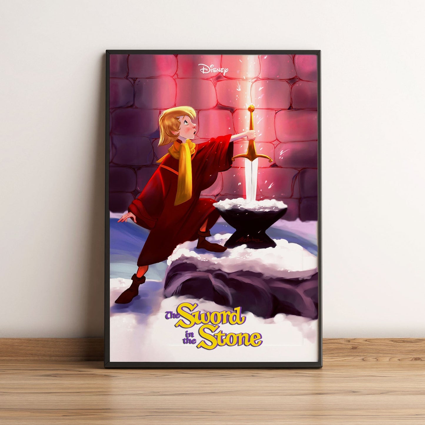Flex Designs Poster The Sword in the Stone 5 x 7" Home Goods - Movie 1963 Movie Poster