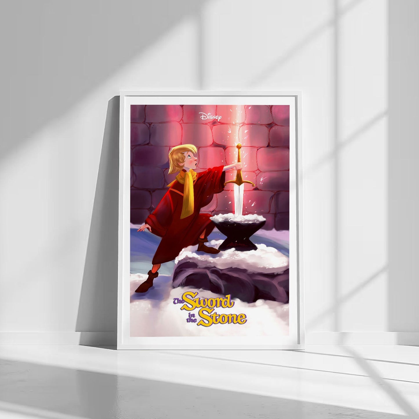 Flex Designs Poster The Sword in the Stone 8 x 10" Home Goods - Movie 1963 Movie Poster