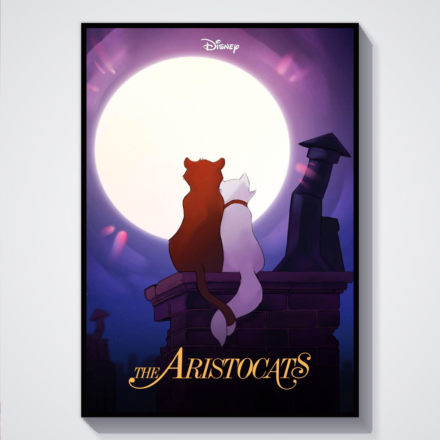 Flex Designs Poster The Aristocats 5 x 7" Home Goods - Movie 1970 Movie Poster