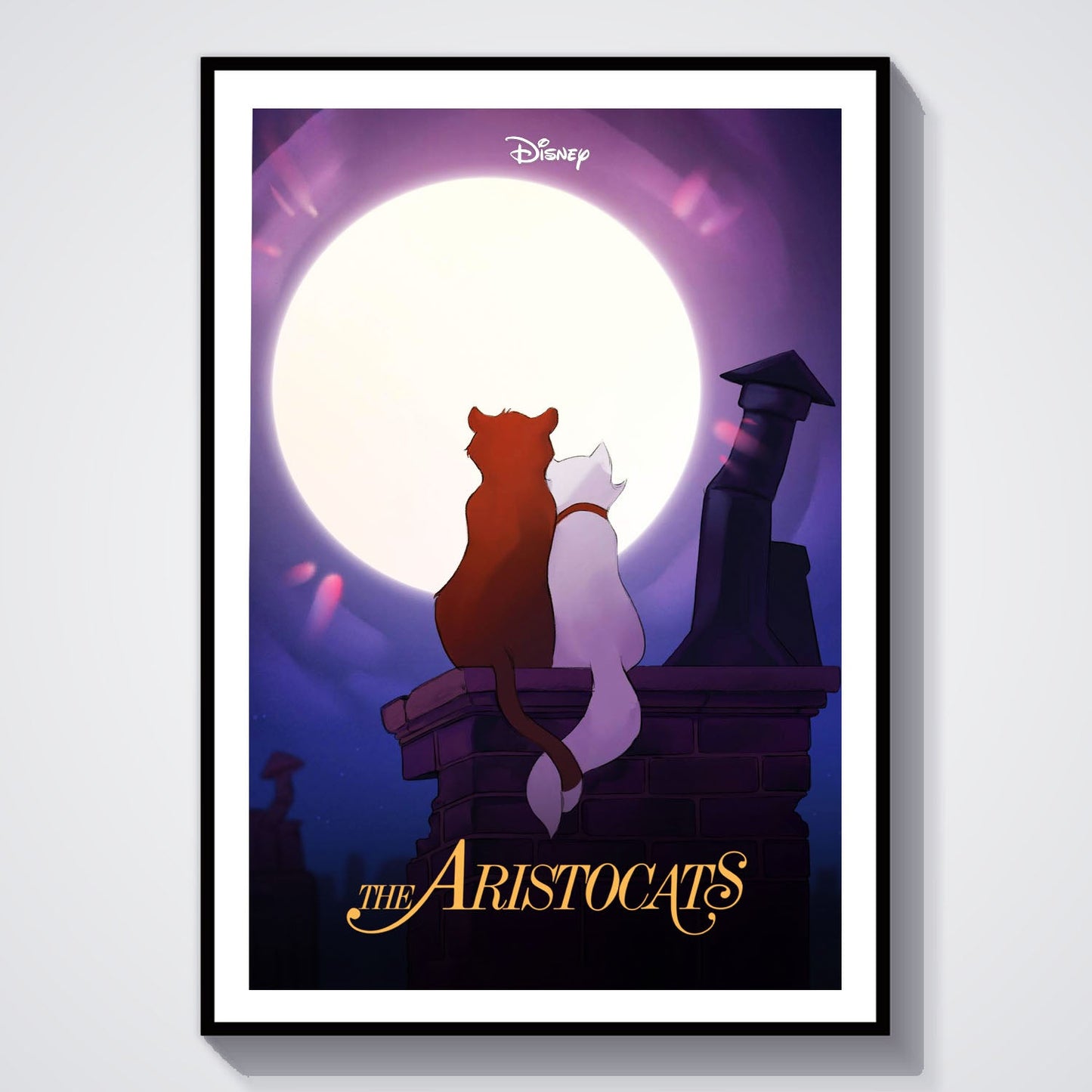 Flex Designs Poster The Aristocats 8 x 10" Home Goods - Movie 1970 Movie Poster