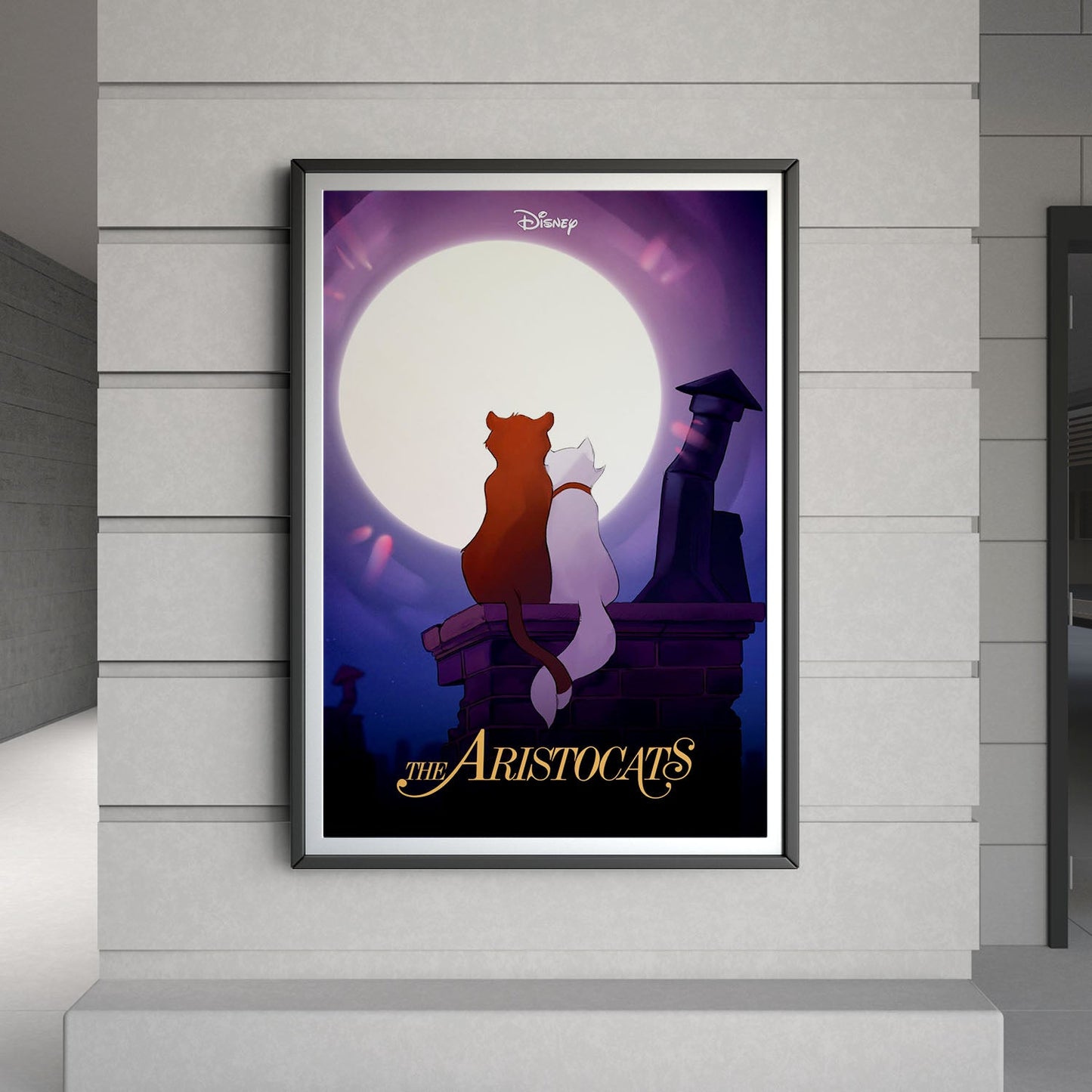 Flex Designs Poster The Aristocats 8 x 10" Home Goods - Movie 1970 Movie Poster