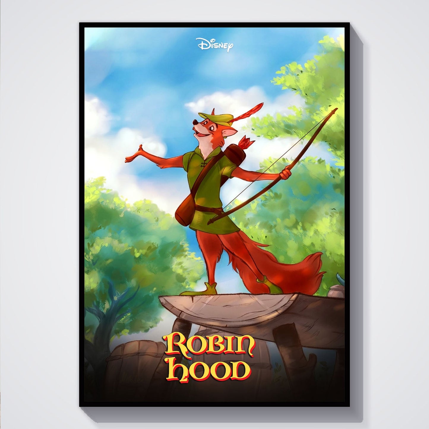 Flex Designs Poster Robin Hood 5 x 7" Home Goods - Movie 1973 Movie Poster