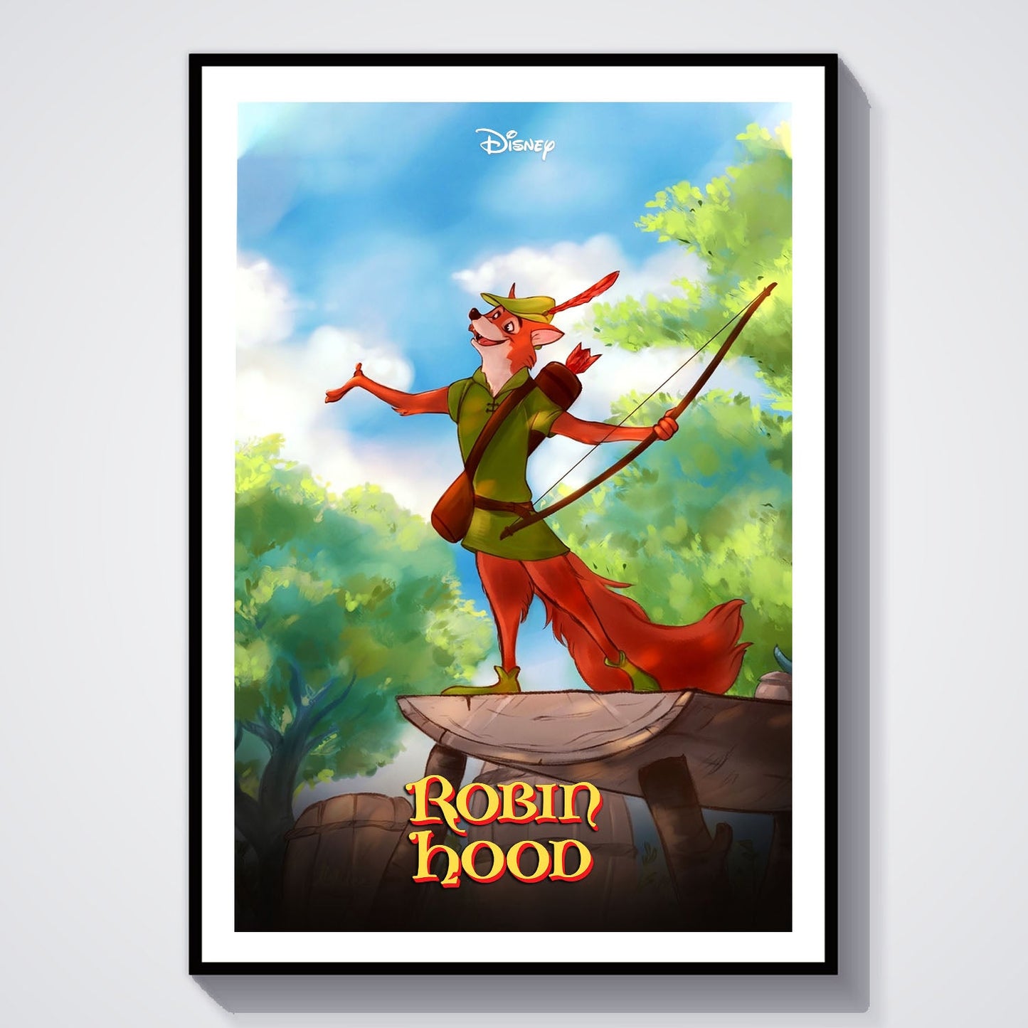 Flex Designs Poster Robin Hood 8 x 10" Home Goods - Movie 1973 Movie Poster