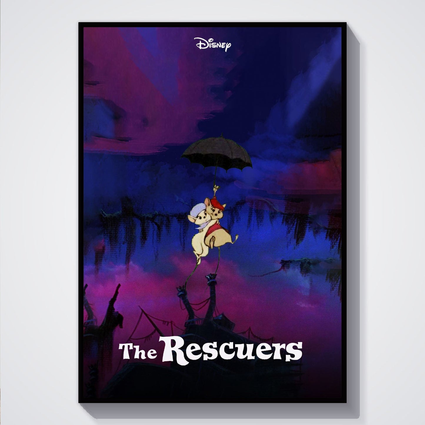 Flex Designs Poster The Rescuers 5 x 7" Home Goods - Movie 1977 Movie Poster