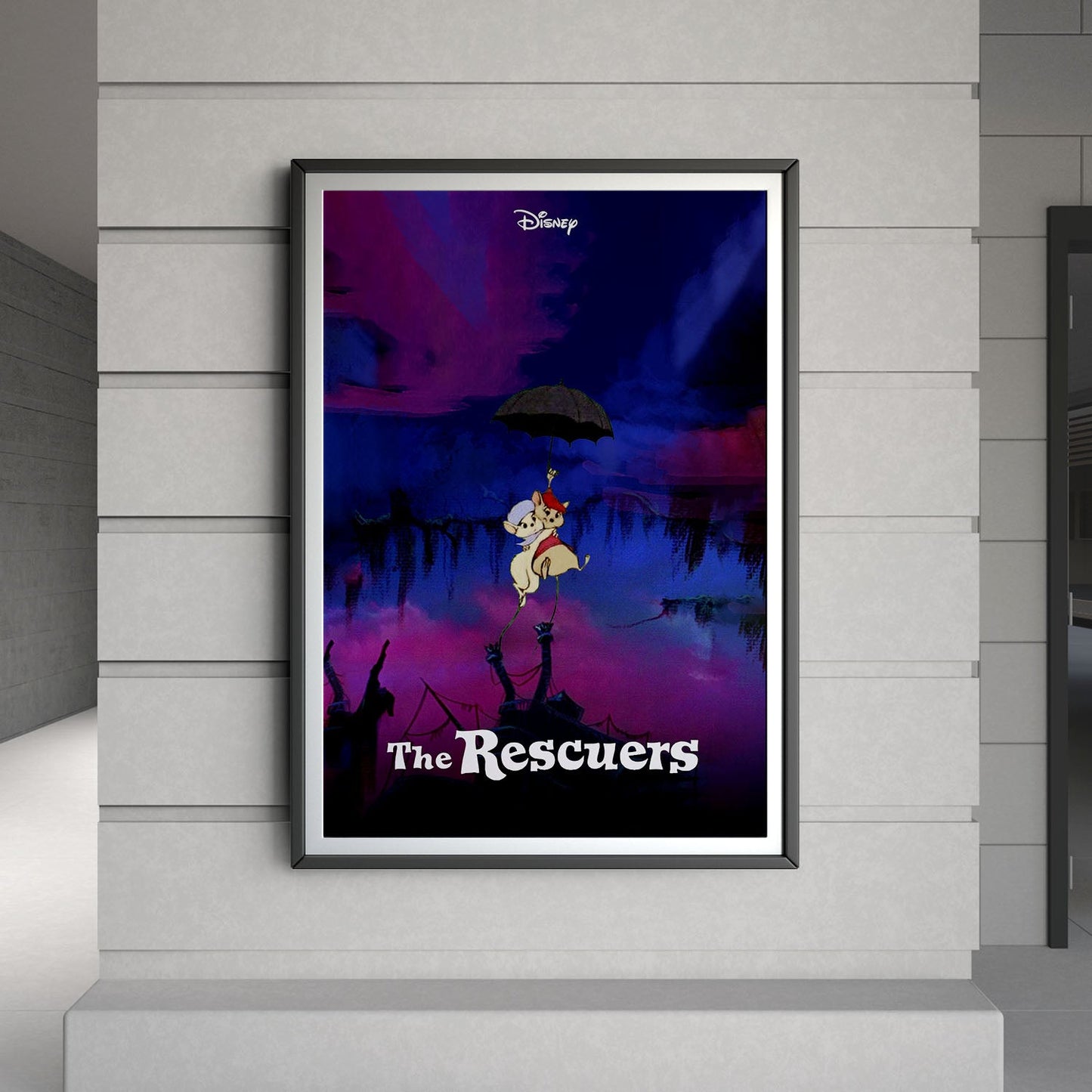 Flex Designs Poster The Rescuers 8 x 10" Home Goods - Movie 1977 Movie Poster