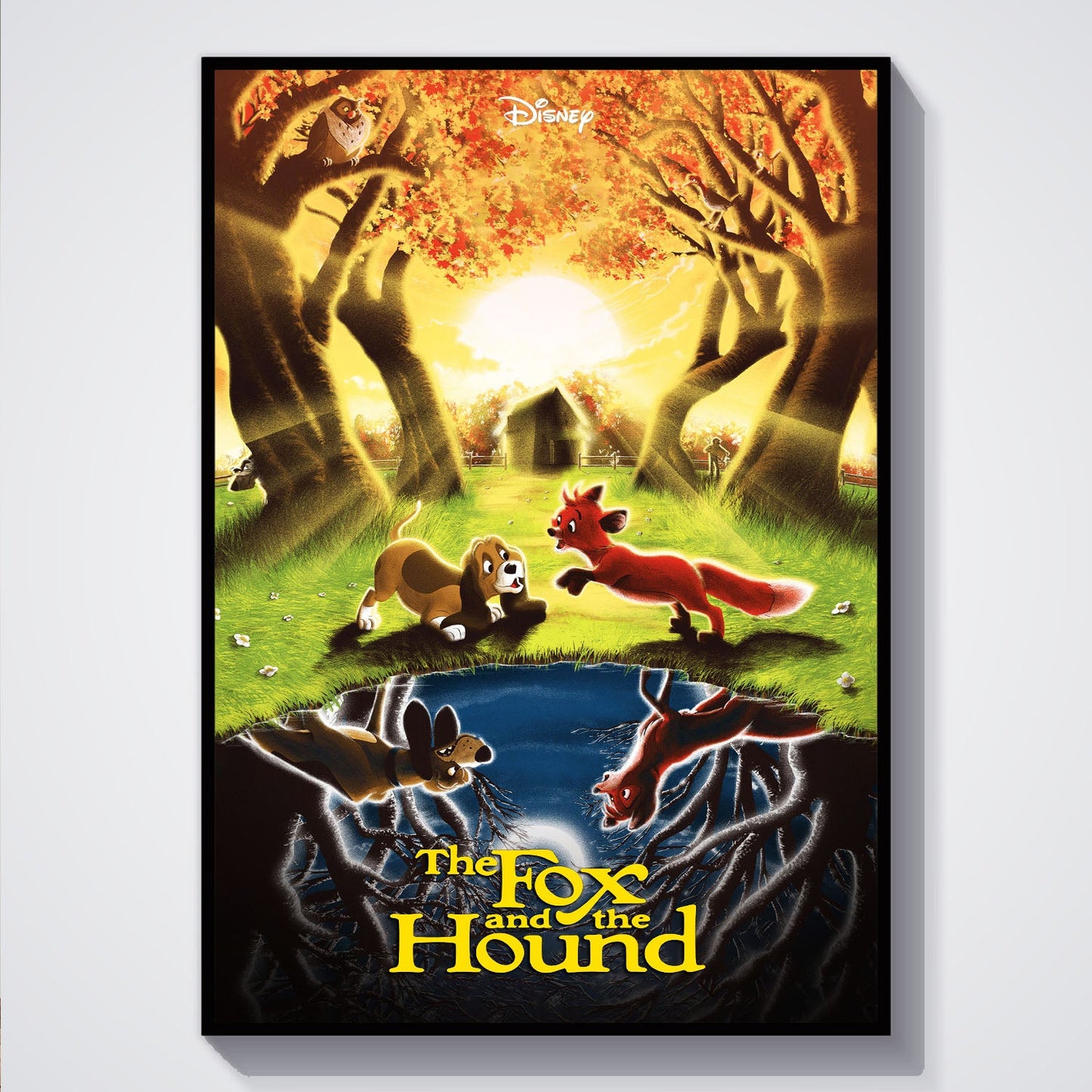 Flex Designs Poster The Fox and the Hound 5 x 7" Home Goods - Movie 1981 Movie Poster