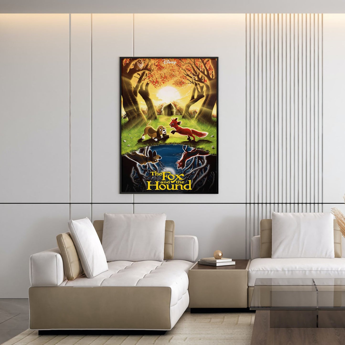 Flex Designs Poster The Fox and the Hound 5 x 7" Home Goods - Movie 1981 Movie Poster