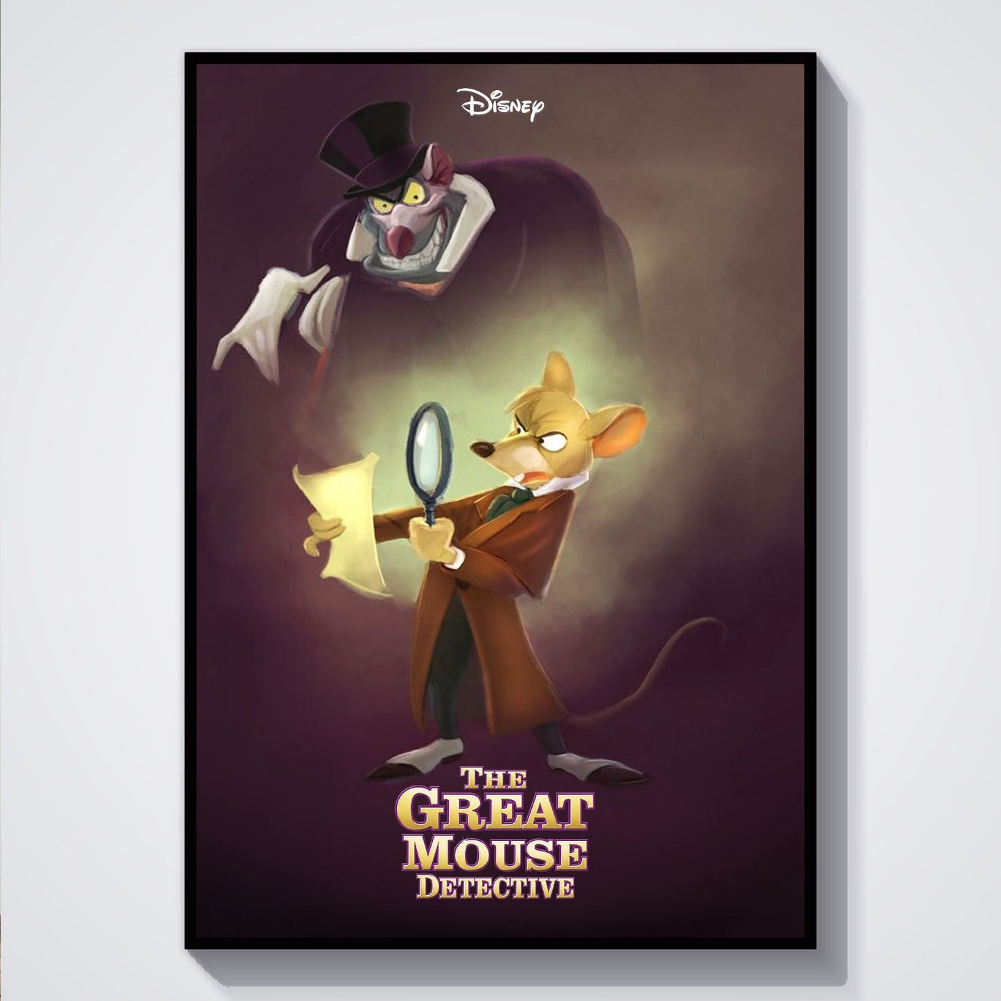 Flex Designs Poster The Great Mouse Detective 5 x 7" Home Goods - Movie 1986 Movie Poster