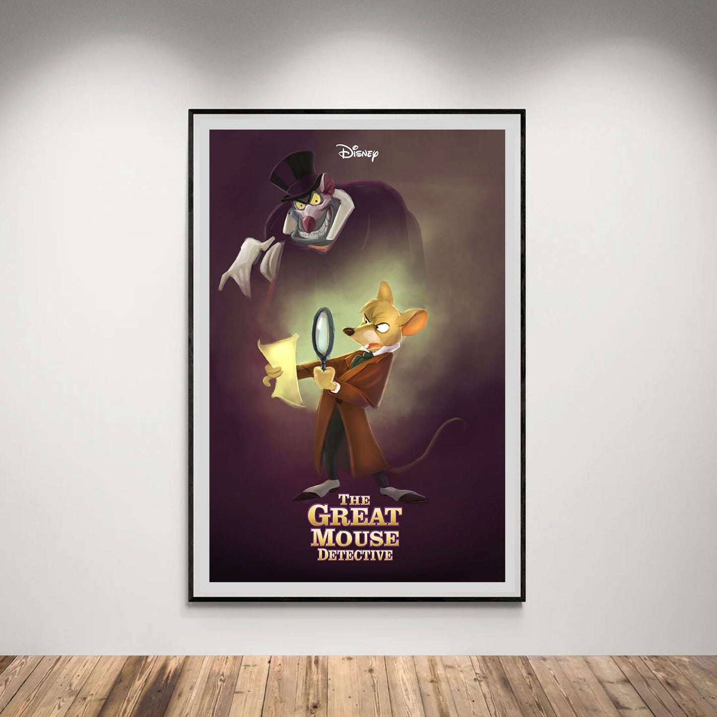 Flex Designs Poster The Great Mouse Detective 5 x 7" Home Goods - Movie 1986 Movie Poster