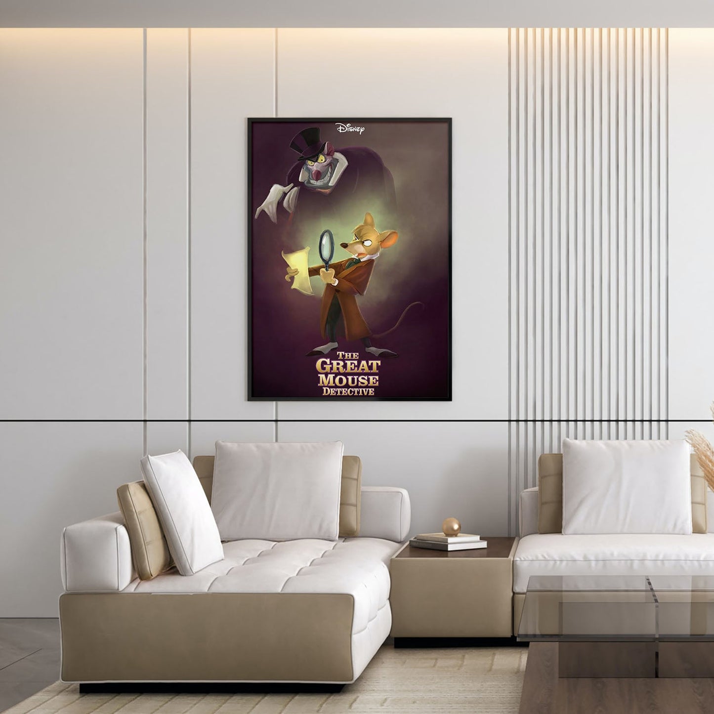 Flex Designs Poster The Great Mouse Detective 5 x 7" Home Goods - Movie 1986 Movie Poster