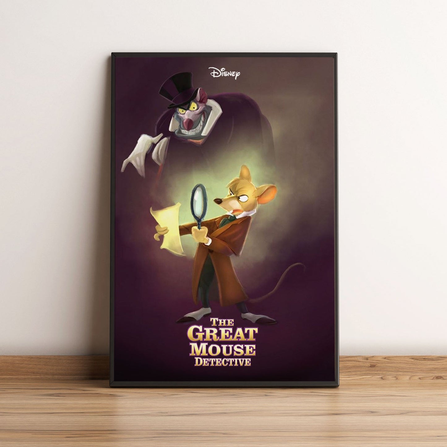 Flex Designs Poster The Great Mouse Detective 5 x 7" Home Goods - Movie 1986 Movie Poster