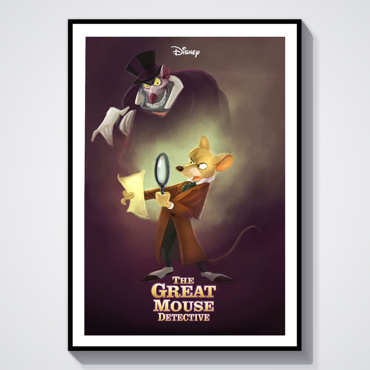 Flex Designs Poster The Great Mouse Detective 8 x 10" Home Goods - Movie 1986 Movie Poster