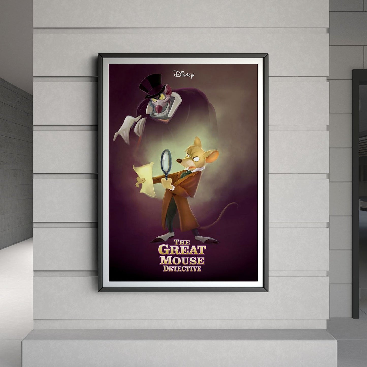 Flex Designs Poster The Great Mouse Detective 8 x 10" Home Goods - Movie 1986 Movie Poster
