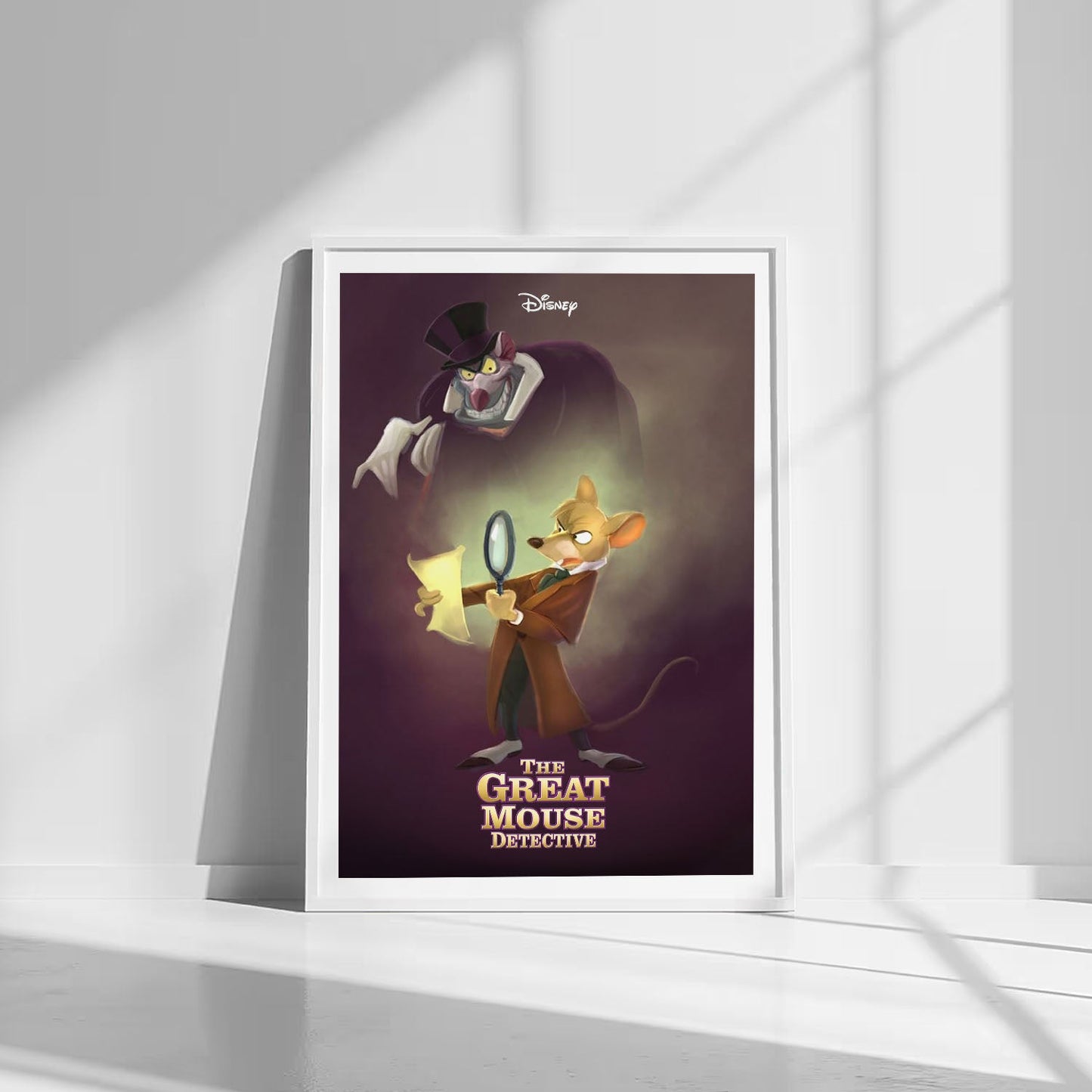 Flex Designs Poster The Great Mouse Detective 8 x 10" Home Goods - Movie 1986 Movie Poster
