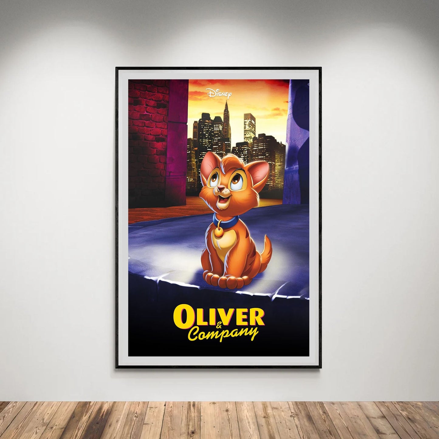 Flex Designs Poster Oliver Company 5 x 7" Home Goods - Movie 1988 Movie Poster