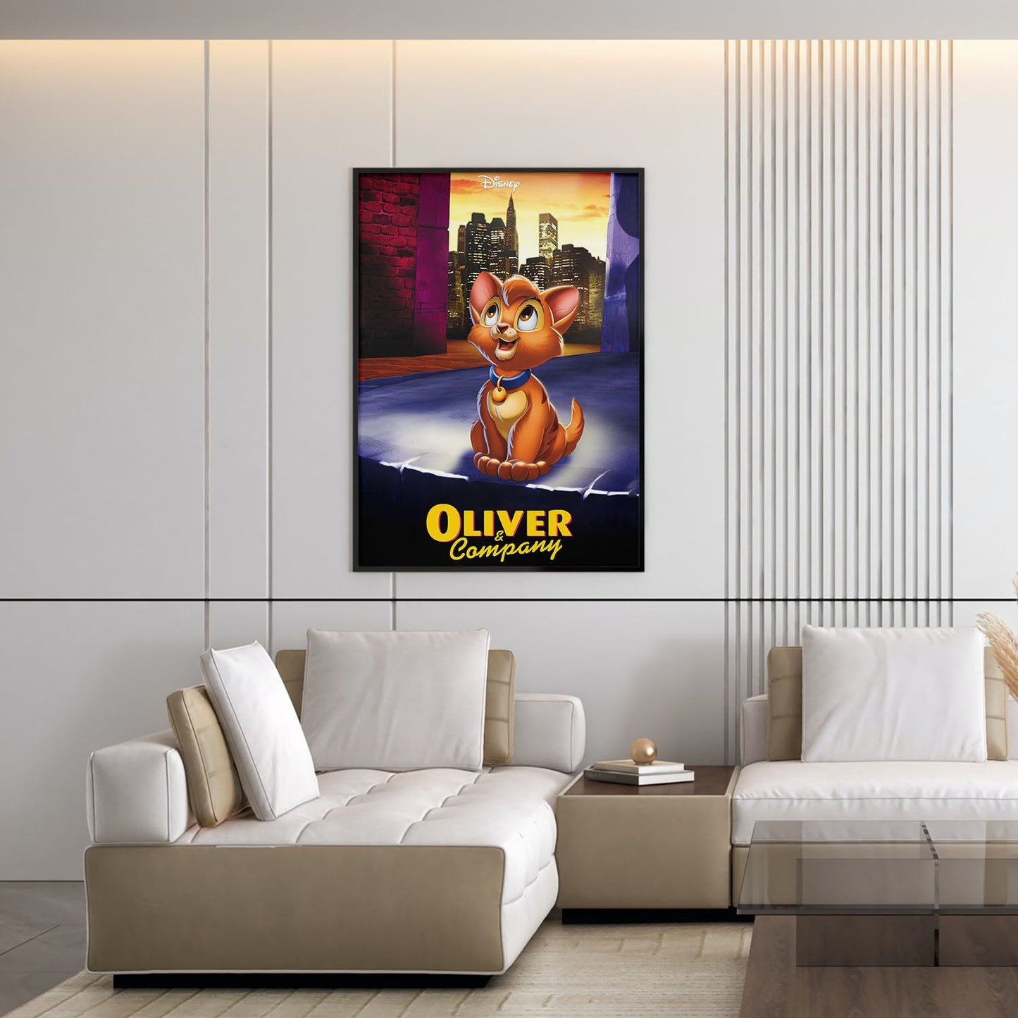 Flex Designs Poster Oliver Company 5 x 7" Home Goods - Movie 1988 Movie Poster