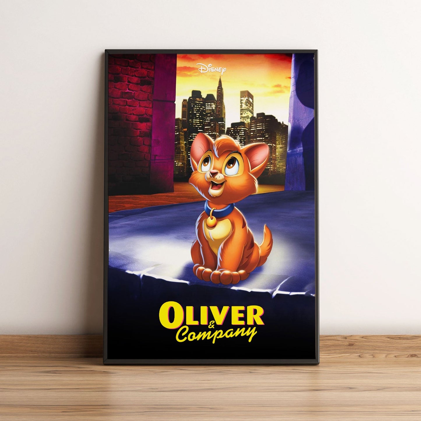 Flex Designs Poster Oliver Company 5 x 7" Home Goods - Movie 1988 Movie Poster