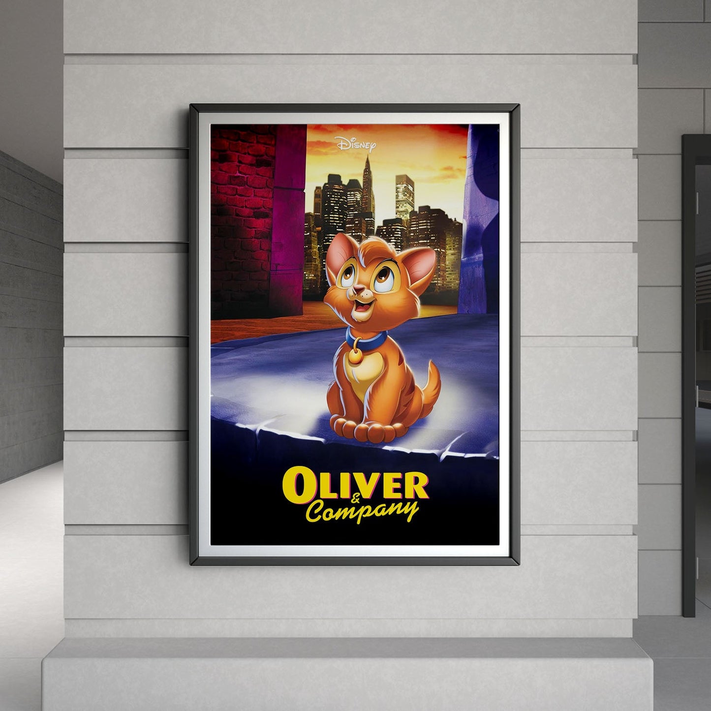 Flex Designs Poster Oliver Company 8 x 10" Home Goods - Movie 1988 Movie Poster