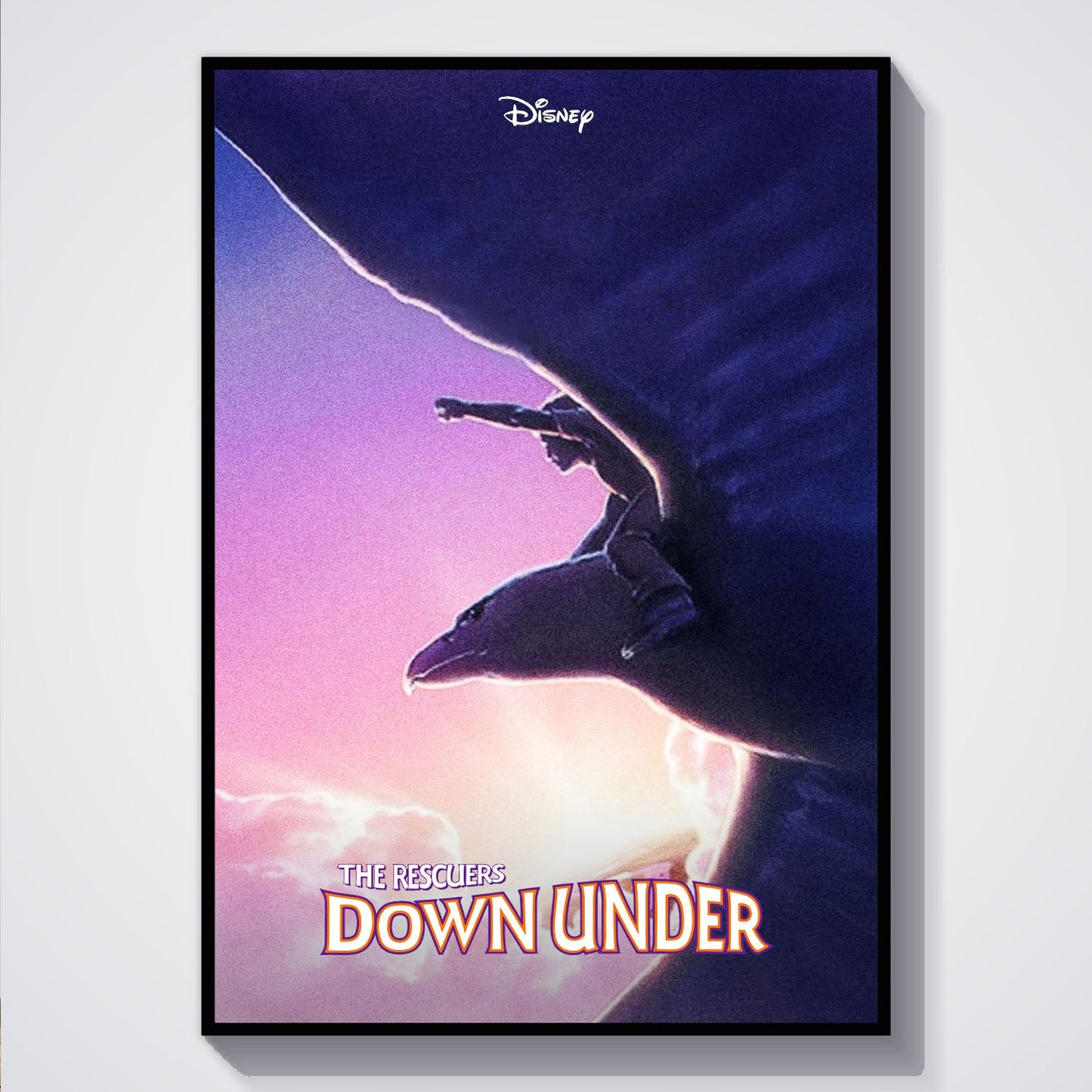 Flex Designs Poster The Rescuers Down Under 5 x 7" Home Goods - Movie 1990 Movie Poster