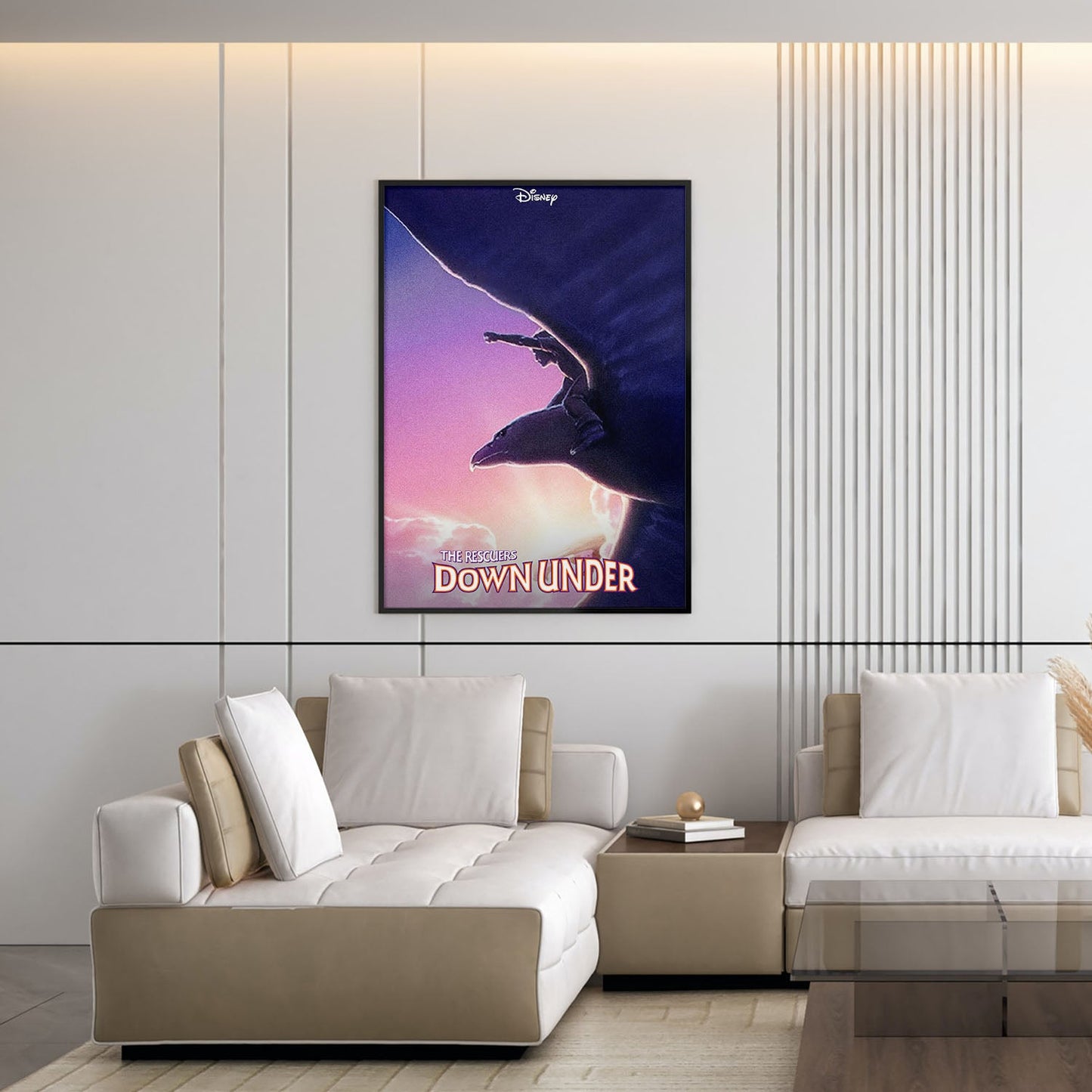 Flex Designs Poster The Rescuers Down Under 5 x 7" Home Goods - Movie 1990 Movie Poster
