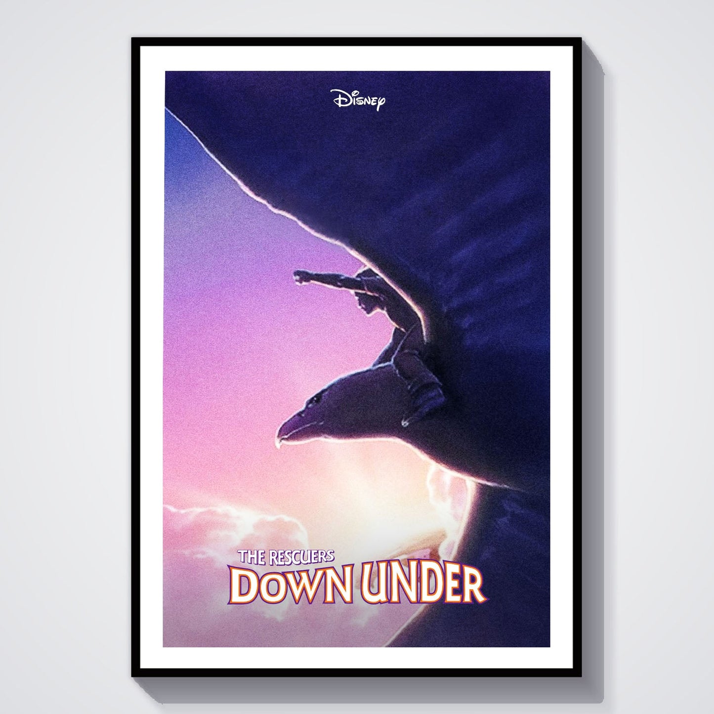 Flex Designs Poster The Rescuers Down Under 8 x 10" Home Goods - Movie 1990 Movie Poster