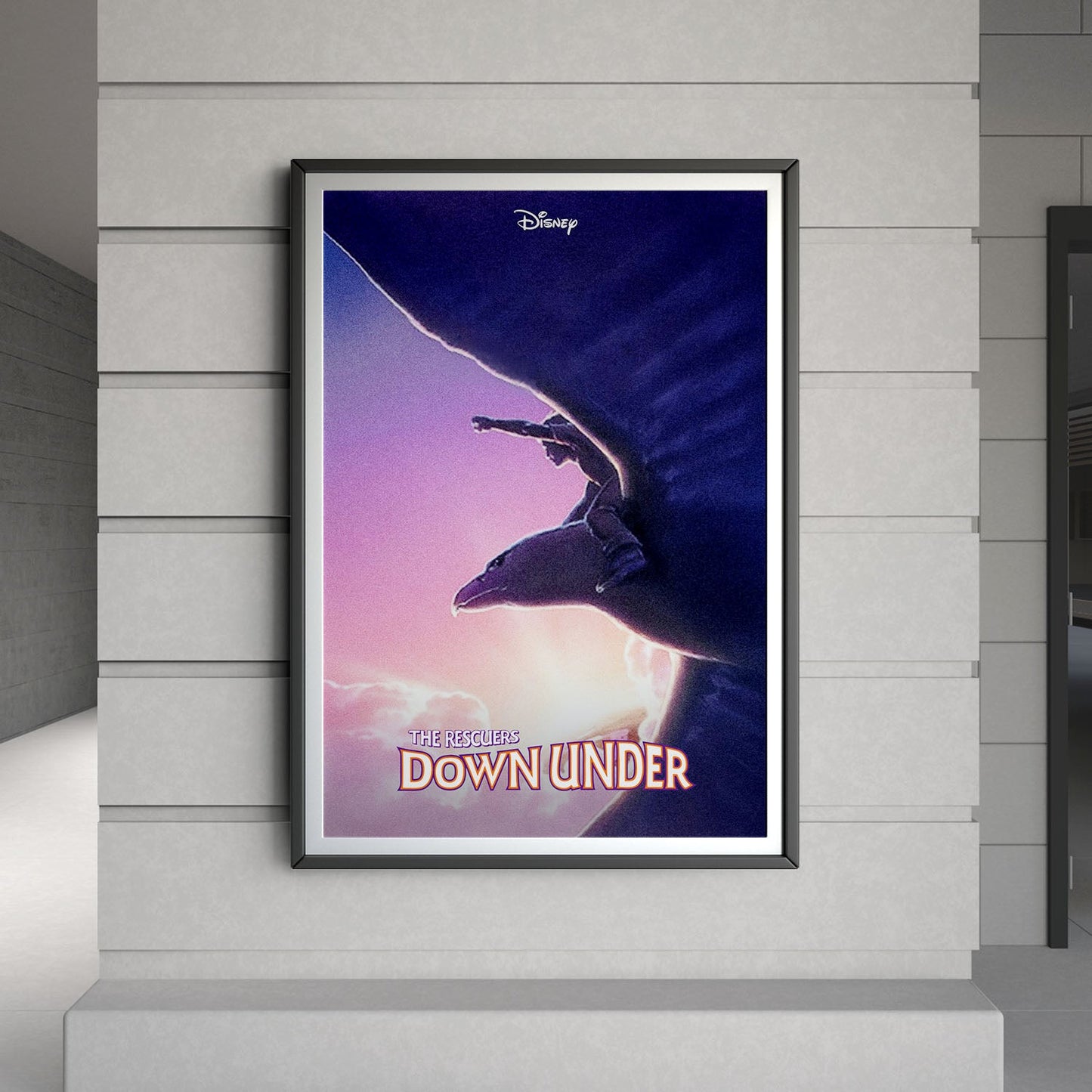 Flex Designs Poster The Rescuers Down Under 8 x 10" Home Goods - Movie 1990 Movie Poster