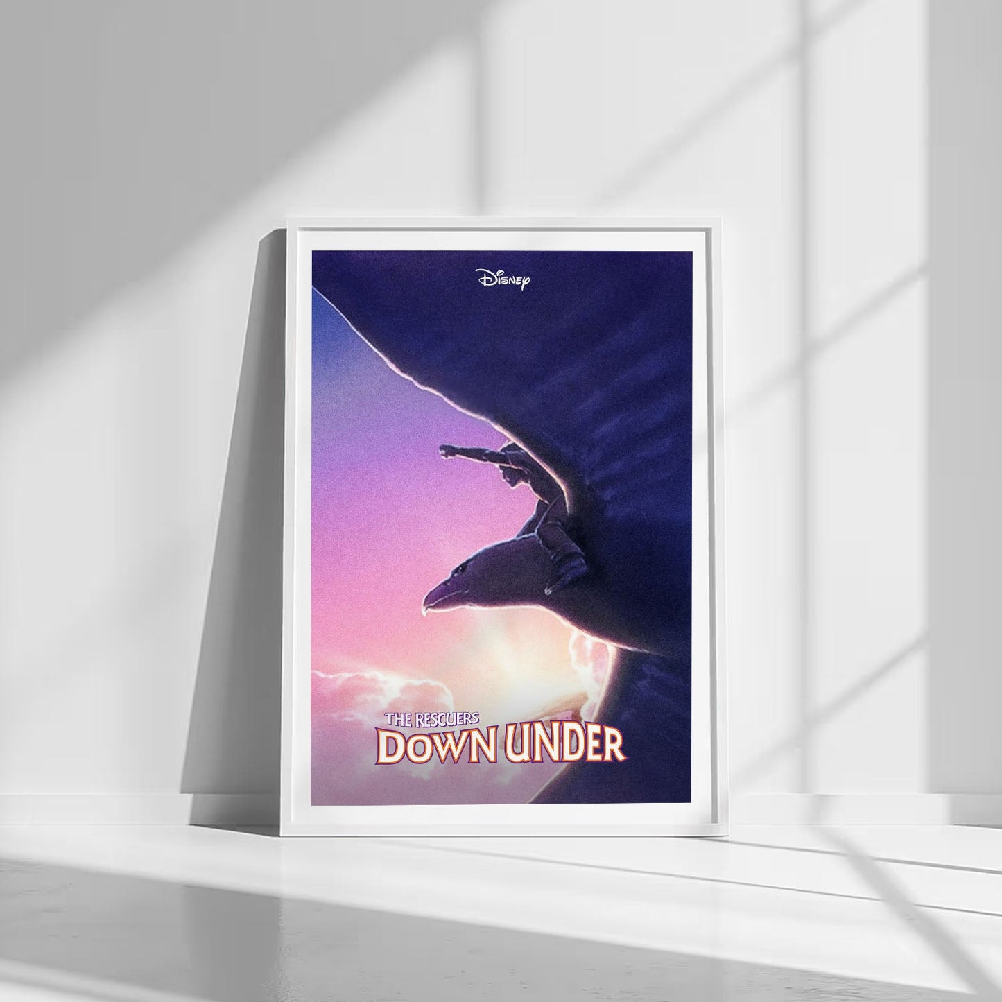 Flex Designs Poster The Rescuers Down Under 8 x 10" Home Goods - Movie 1990 Movie Poster