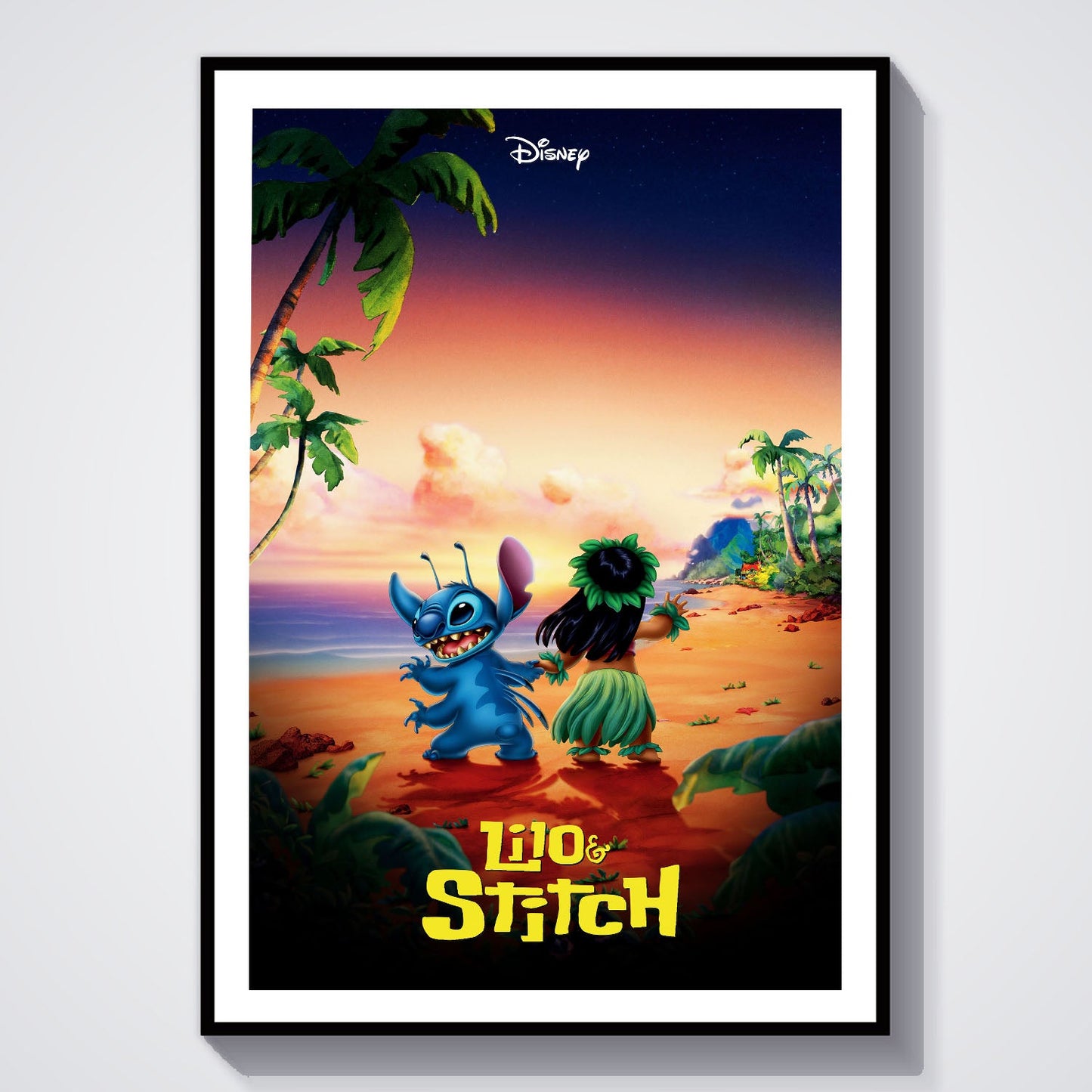 Flex Designs Poster Lilo Stitch 8 x 10" Home Goods - Movie 2002 Movie Poster