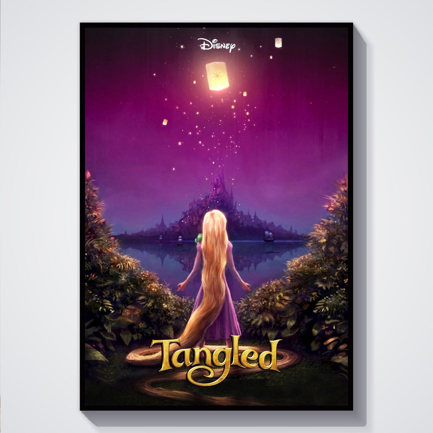 Flex Designs Poster Tangled 5 x 7" Home Goods - Movie 2010 Movie Poster
