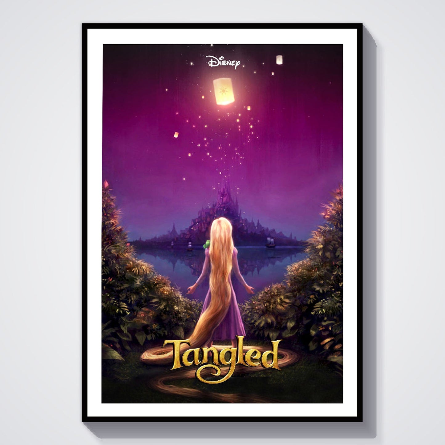 Flex Designs Poster Tangled 8 x 10" Home Goods - Movie 2010 Movie Poster
