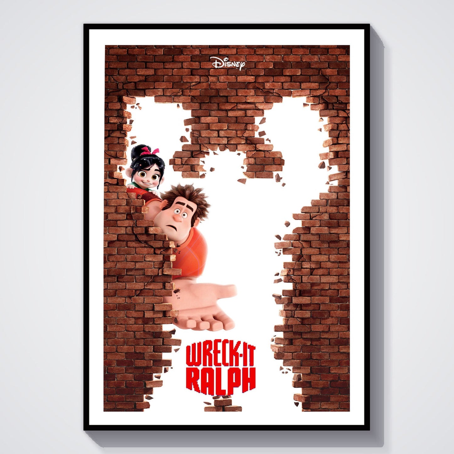 Flex Designs Poster Wreck-It Ralph 8 x 10" Home Goods - Movie 2012 Movie Poster