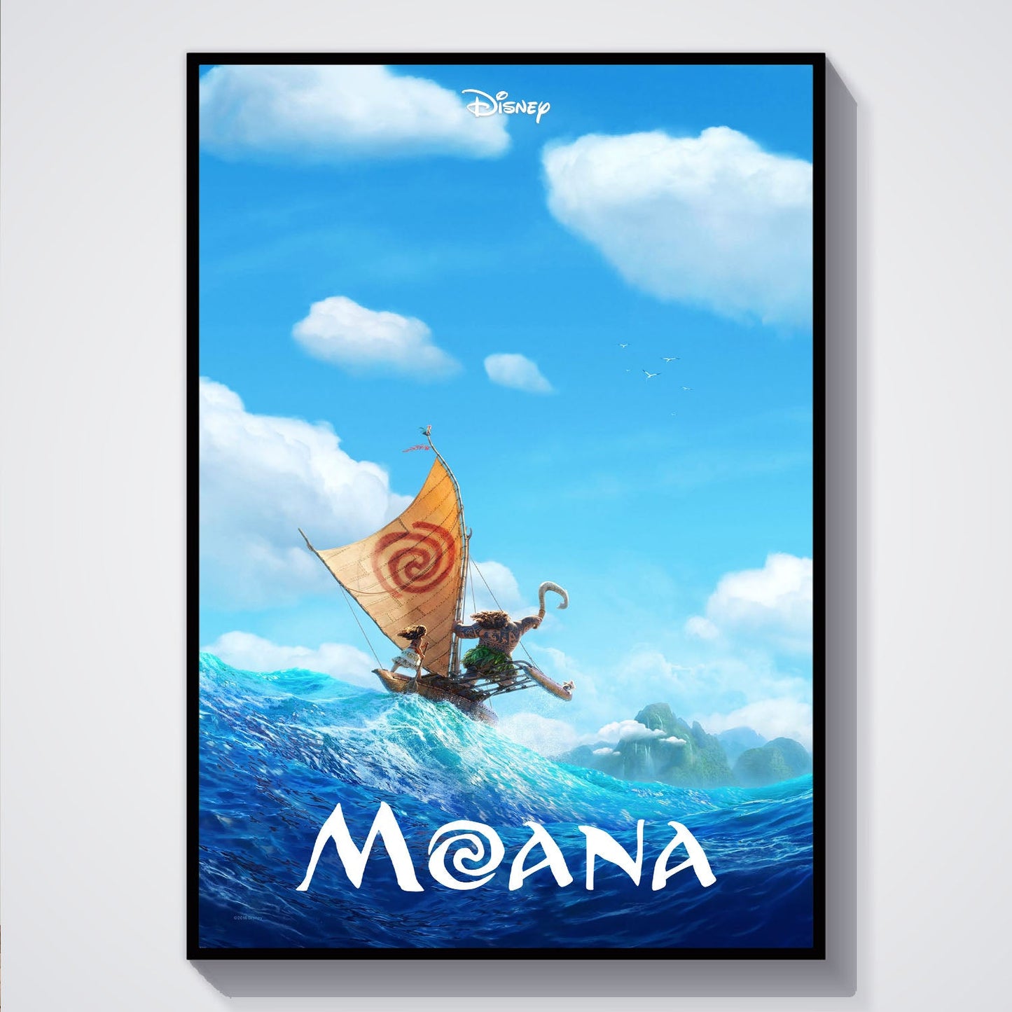 Flex Designs Poster Moana 5 x 7" Home Goods - Movie 2016 Movie Poster