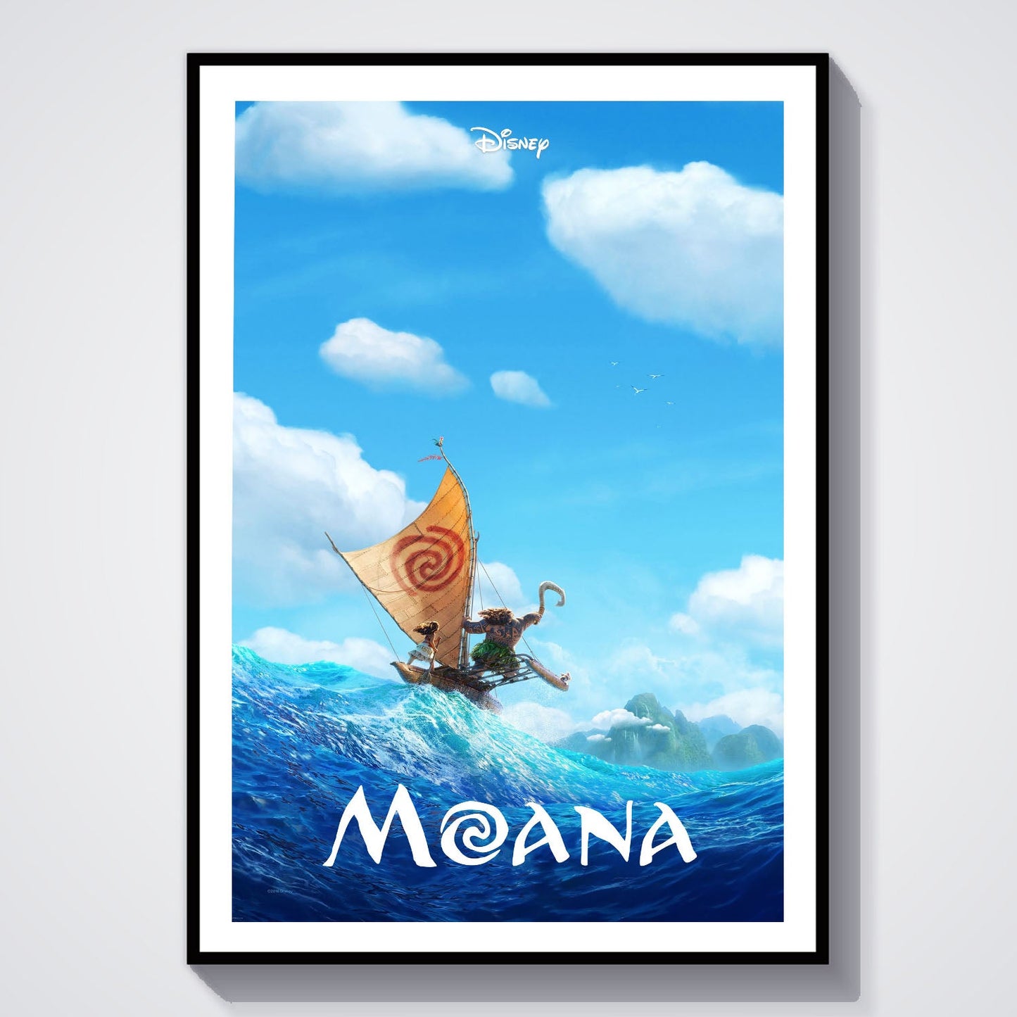 Flex Designs Poster Moana 8 x 10" Home Goods - Movie 2016 Movie Poster