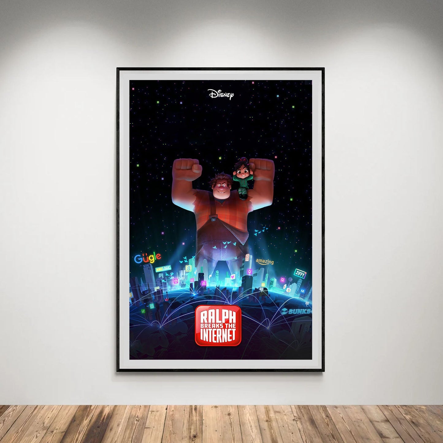 Flex Designs Poster Ralph Breaks the Internet 5 x 7" Home Goods - Movie 2018 Movie Poster