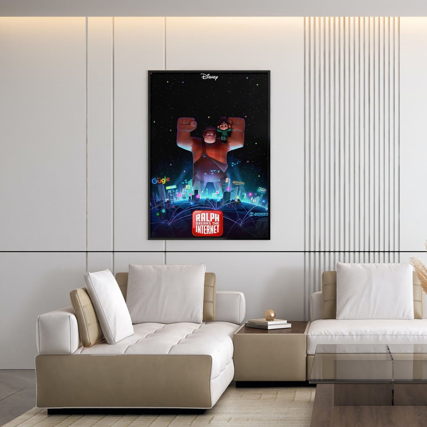 Flex Designs Poster Ralph Breaks the Internet 5 x 7" Home Goods - Movie 2018 Movie Poster