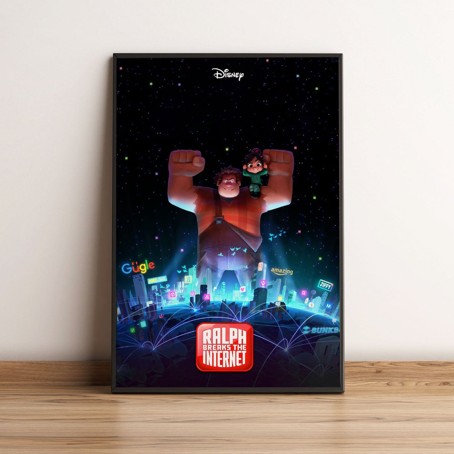 Flex Designs Poster Ralph Breaks the Internet 5 x 7" Home Goods - Movie 2018 Movie Poster