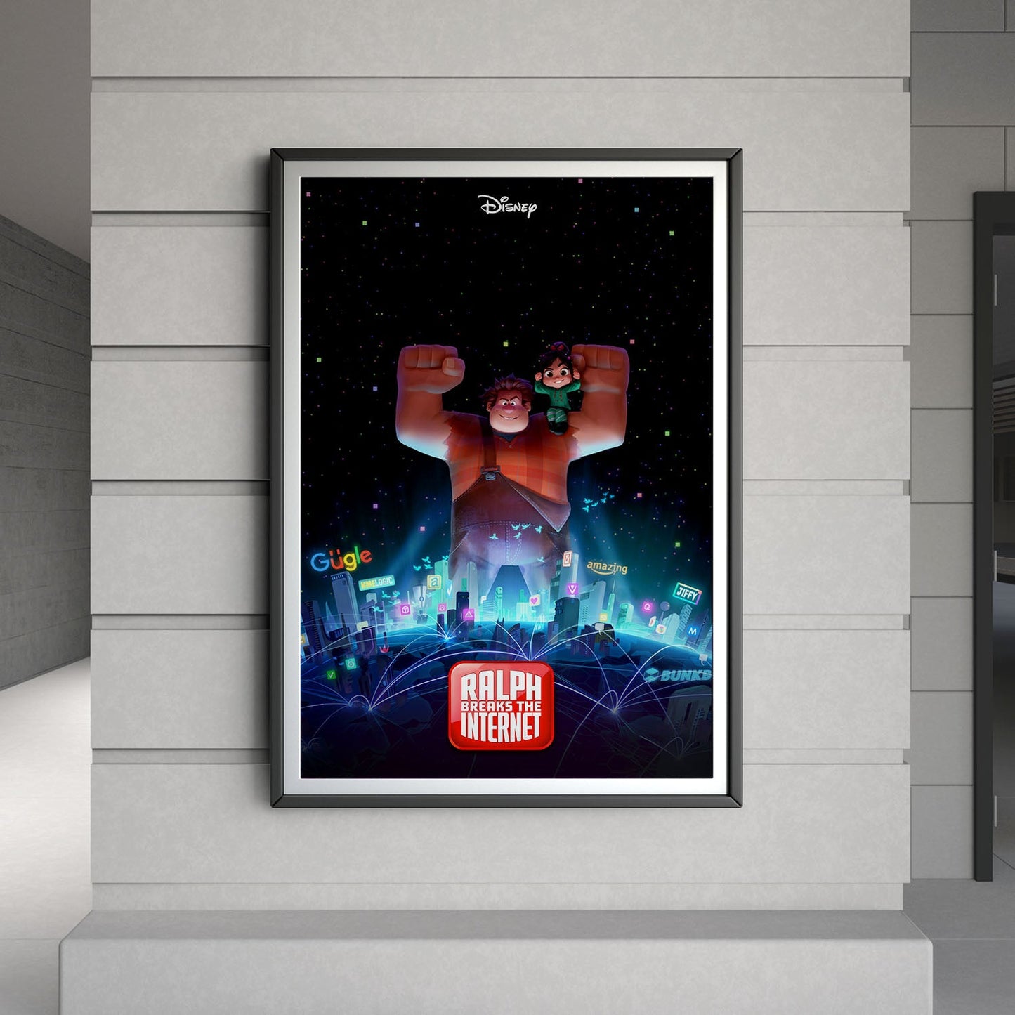 Flex Designs Poster Ralph Breaks the Internet 8 x 10" Home Goods - Movie 2018 Movie Poster