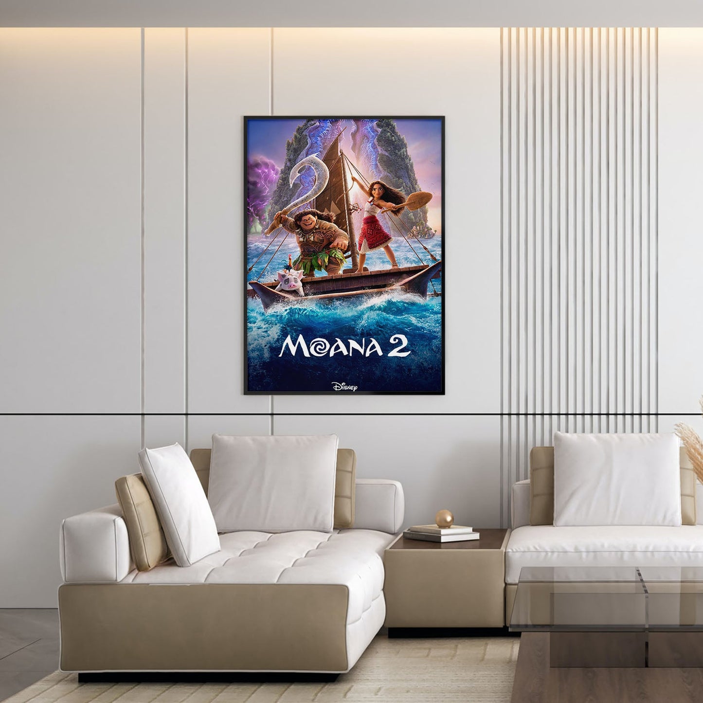 Flex Designs Poster Moana 2 5 x 7" Home Goods - Movie 2024 Movie Poster