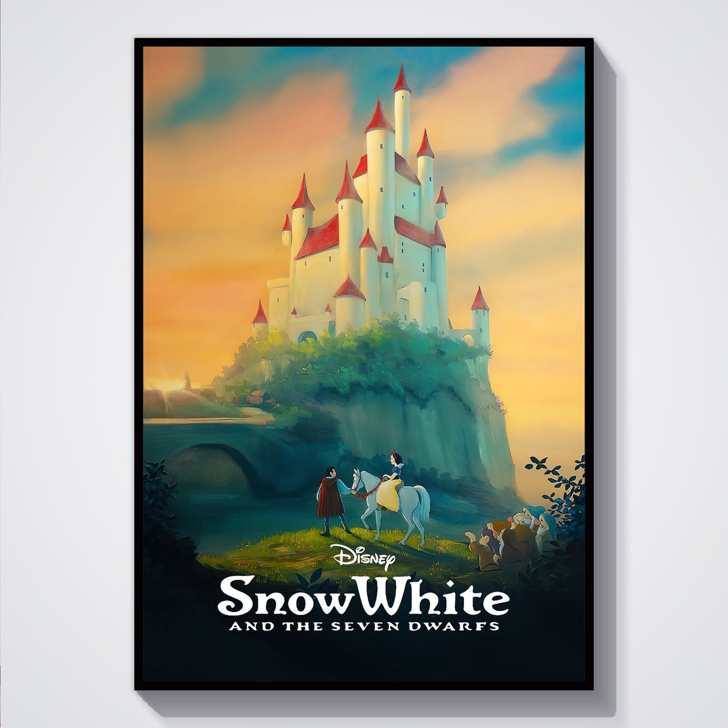 Flex Designs Poster Snow White and the Seven Dwarfs Classic 5 x 7" Home Goods - Movie 1938 Movie Poster