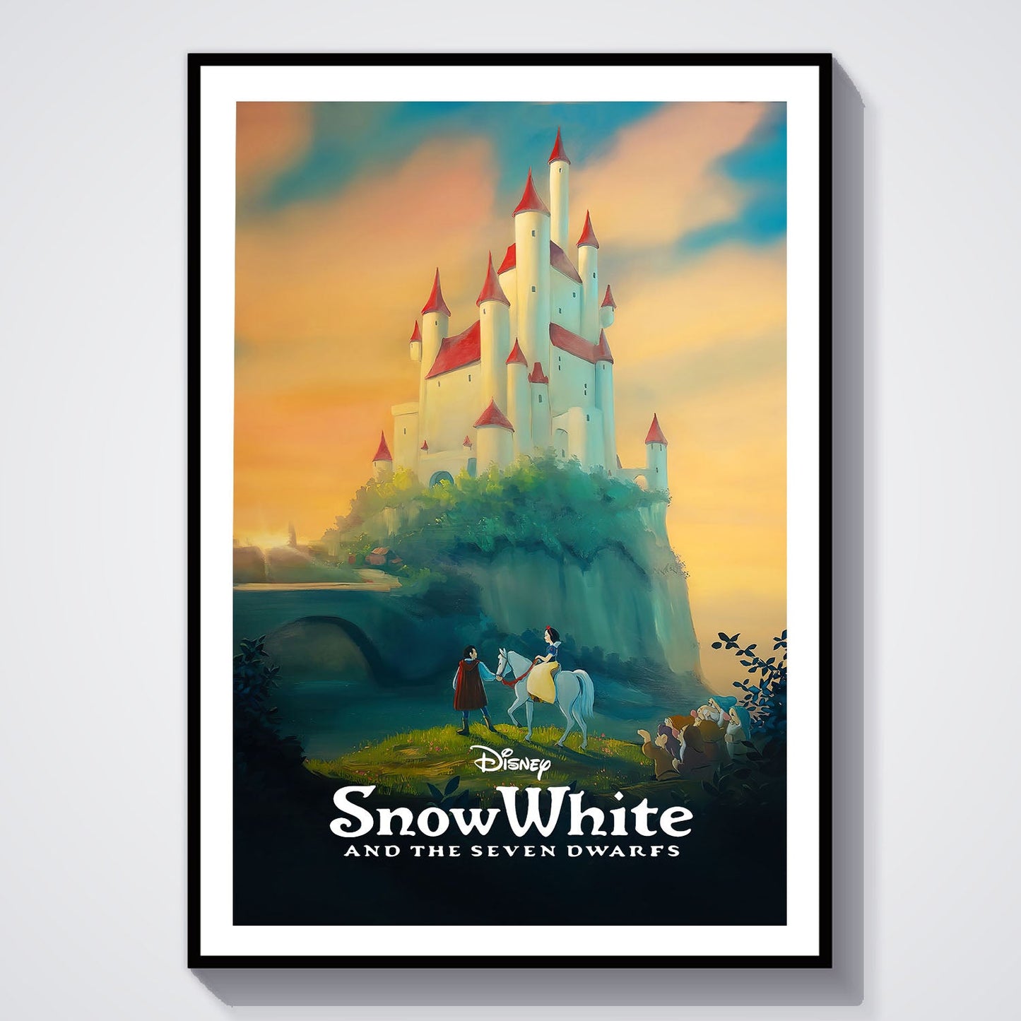 Flex Designs Poster Snow White and the Seven Dwarfs Classic 8 x 10" Home Goods - Movie 1938 Movie Poster