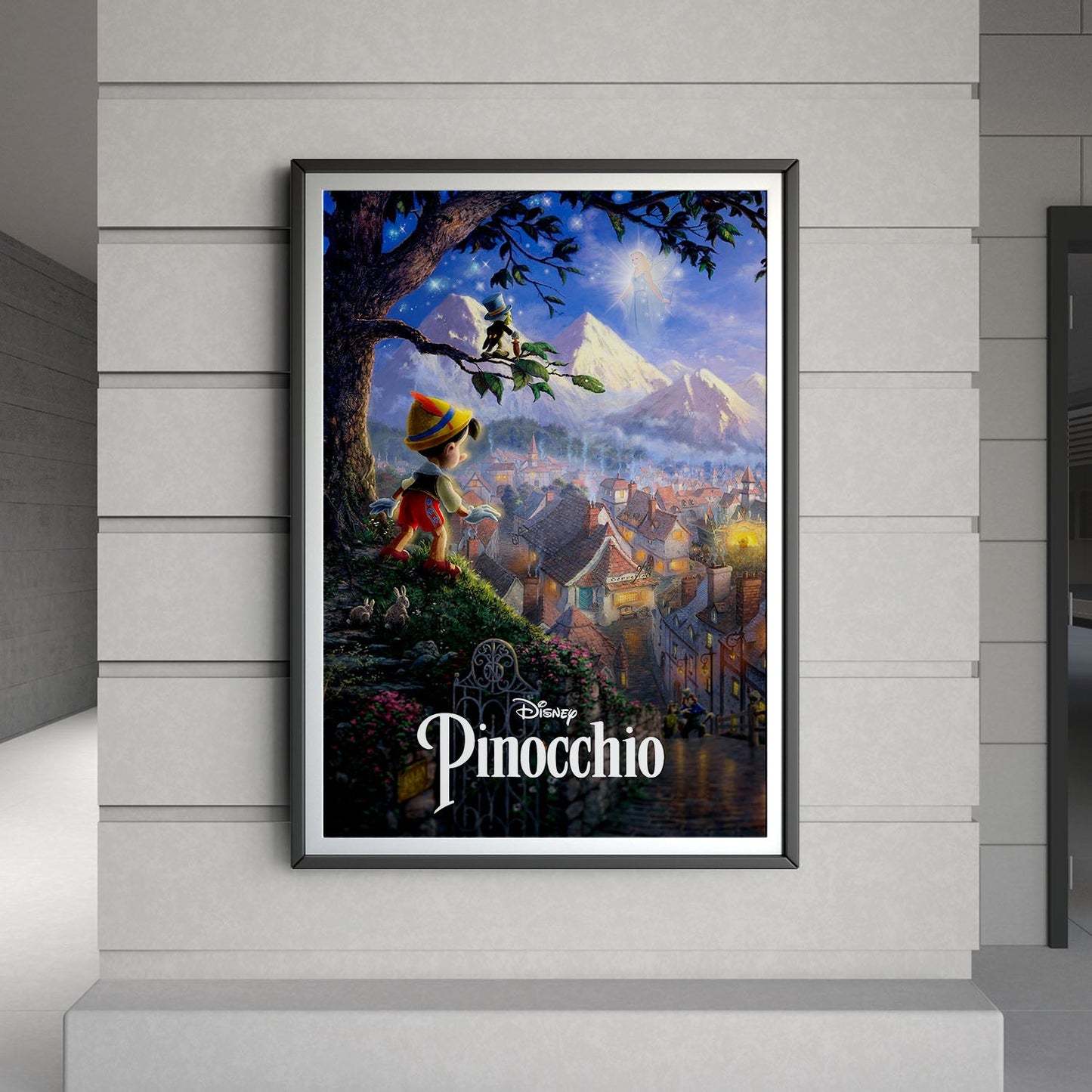 Flex Designs Poster Pinocchio Classic 8 x 10" Home Goods - Movie 1940 Movie Poster